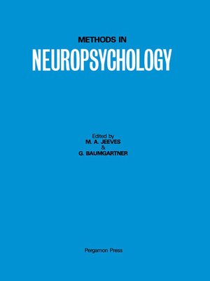 cover image of Methods in Neuropsychology